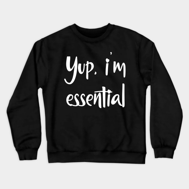 Yup i'm Essential Crewneck Sweatshirt by hananeshopping